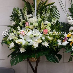 $500 Funeral Flower Design | $500 精選帛事花籃 W3