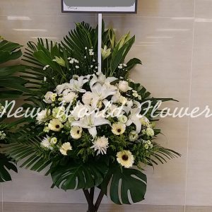 $500 Funeral Flower Design | $500 精選帛事花籃 W5