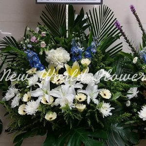 $500 Funeral Flower Design | $500 精選帛事花籃 R2