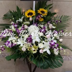 Funeral Flower Basket | 帛事花籃 C4